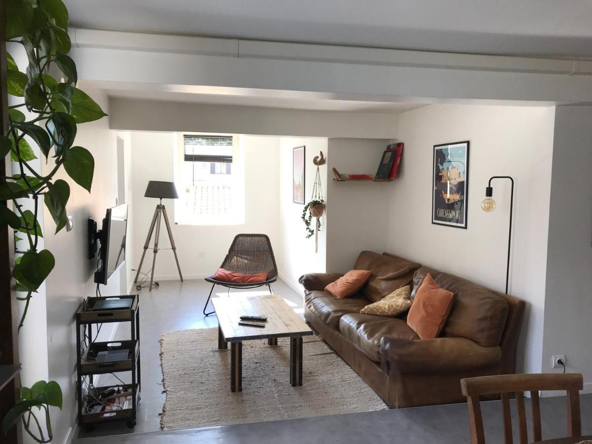 Appartement Climatise Avec Terrasse Carcassonne Exterior foto
